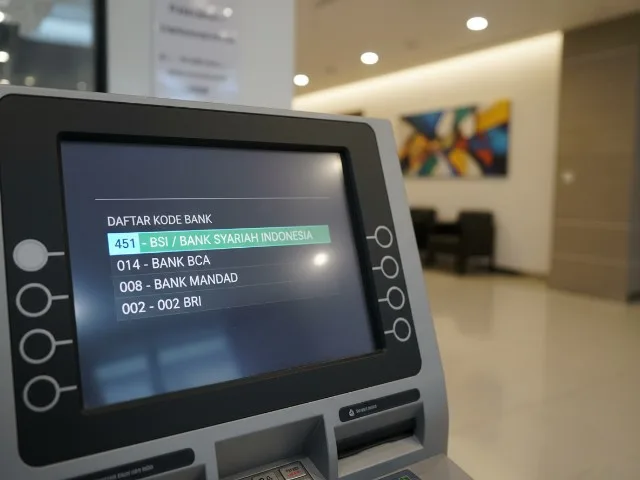 Kode Bank BSI di ATM